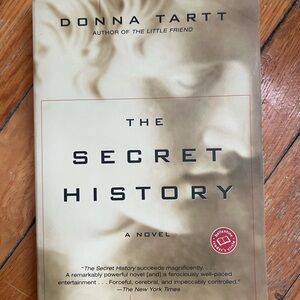 Donna Tartt "The Secret History" Paperback Book - Cream Cover